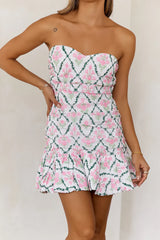 Dance My Way Mini Dress Green