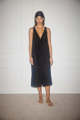 Tuck Tie Dress