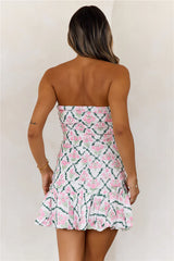 Dance My Way Mini Dress Green