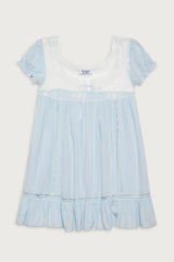 Harmony Mini Dress - Blue Porcelain